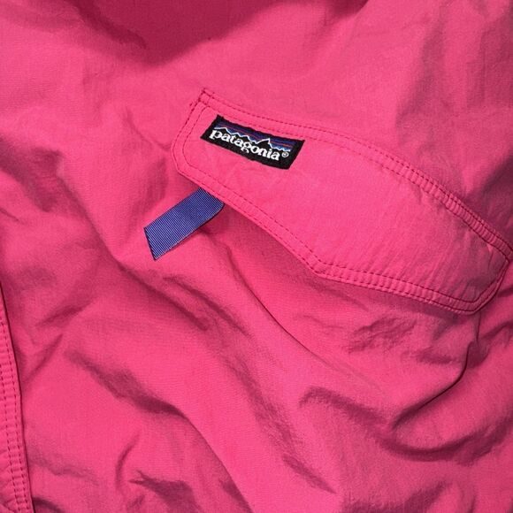 Vintage Patagonia Shelled Synchilla Jacket USA Made Pink Women’s 14 Late 80s - Picture 3 of 16